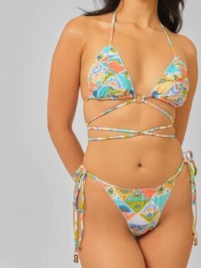 NWT blackbough swim • wrap bikini
